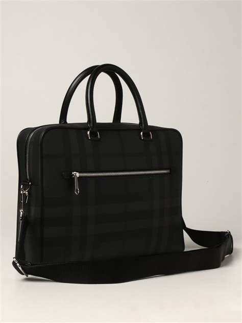 burberry tasche herren schwarz|Designer.